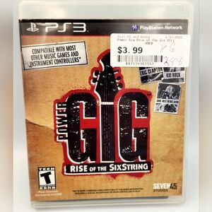 Power Gig Rise of the SixString Sony Playstation 3 Video Game Guitar Hero PS3